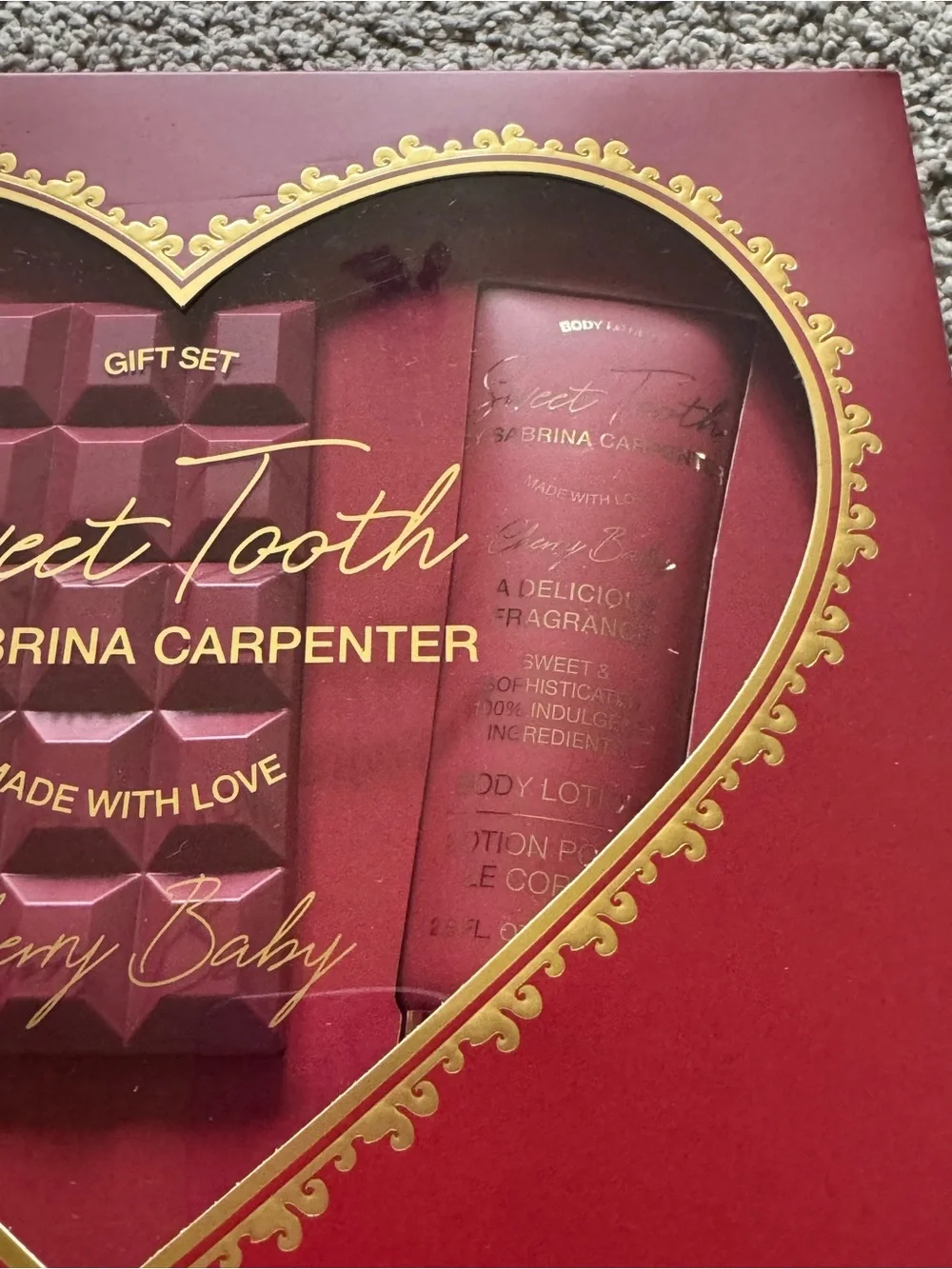 Sweet Tooth by Sabrina Carpenter EMPTY Gift Set - NIB